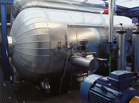 Steam turbine at the Schwarzenberg plant