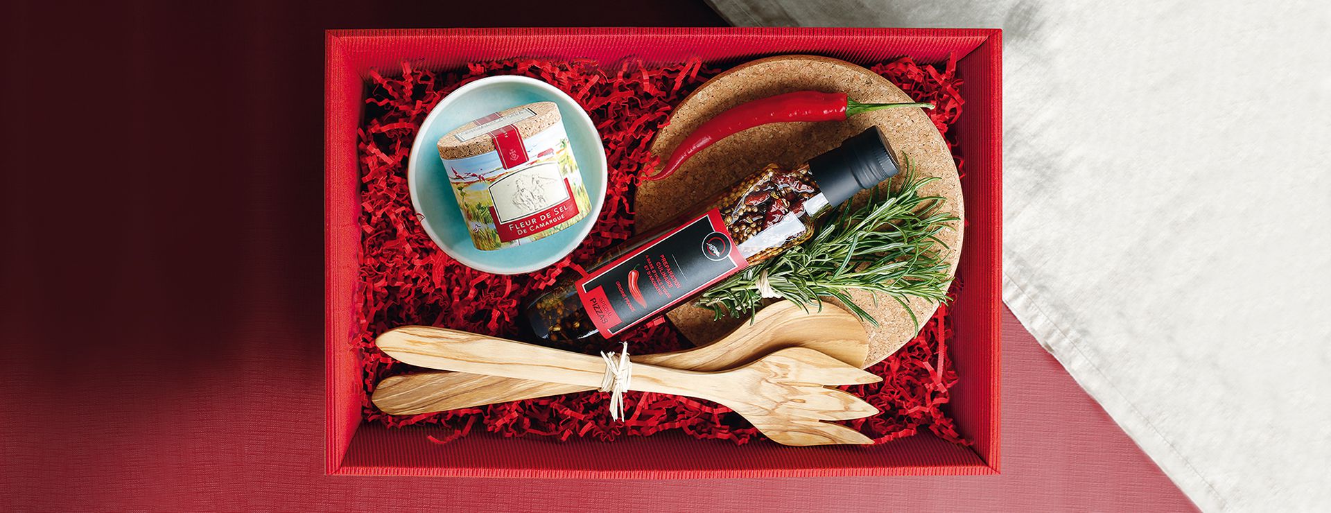 Gift basket Emotion with chilli oil